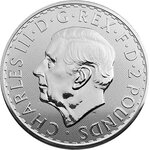 Pièce de monnaie en Argent 2 Pounds g 31.1 (1 oz) Millésime 2023 Cosmic Investment SPIRAL GALAXY