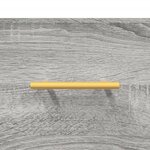vidaXL Buffet haut Sonoma gris 69 5x34x180 cm Bois d'ingénierie