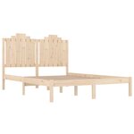 vidaXL Cadre de lit Bois de pin massif 160x200 cm