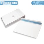 Lot de 1000 enveloppes blanches c5 - gamme courrier+ (sans fenêtre)