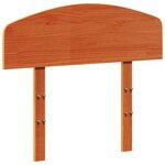 vidaXL Tête de lit cire marron 90 cm bois massif de pin