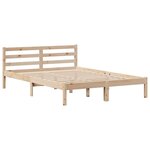 vidaXL Cadre de lit sans matelas 120x200 cm bois de pin massif