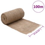 vidaXL Rouleau de jute 0 25x100 m 100   jute 200 g/m²
