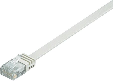 Câble/Cordon réseau RJ45 Catégorie 6A FTP (F/UTP) Droit 15m (Blanc)