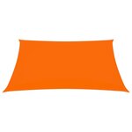 Vidaxl voile de parasol tissu oxford rectangulaire 2x2 5 m orange