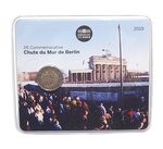 Pièce de monnaie 2 euro commémorative France 2019 BU – Mur de Berlin