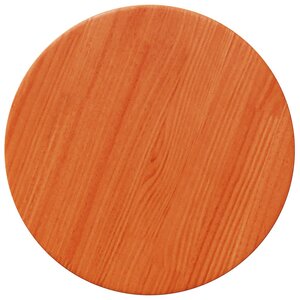 vidaXL Dessus de table rond cire marron Ø30x2 5 cm bois de pin massif