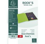 Paquet de 30 sous-Chemise ROCK'S 80 groseille EXACOMPTA