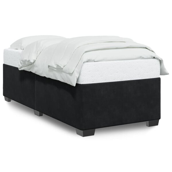 vidaXL Cadre de lit Noir 80x200 cm Velours