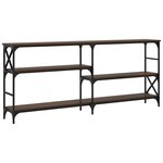 vidaXL Table console chêne marron 180x29x76 5 cm bois d'ingénierie