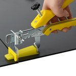 vidaXL Système de nivellement de carrelage 500 cales 2500 clips 1 5 mm