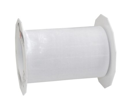 Organza sheer 25-m-rouleau 112 mm blanc