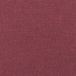vidaXL Ensemble de canapés 2 Pièces avec coussins Rouge bordeaux Tissu