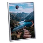 Cadre Photo Aluminium A4 - Argent - X 12 - Exacompta