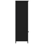 vidaXL Buffet haut noir 62x32x103 5 cm bois d'ingénierie