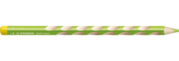 Crayon de couleur ergonomique EASYcolors Gaucher Vert clair STABILO