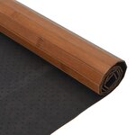 vidaXL Tapis rectangulaire marron 70x500 cm bambou