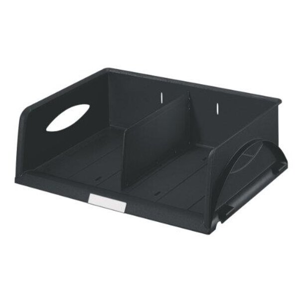 Corbeille à courrier Sorty A4/C4 à l'italienne Noir LEITZ