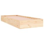 vidaXL Cadre de lit bois massif 90x190 cm simple