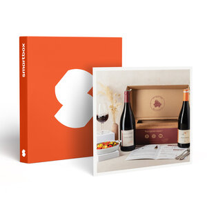 SMARTBOX - Coffret Cadeau Abonnement de 3 mois : 2 grands vins rouges par mois et livret de dégustation - Gastronomie