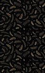 Tapis d'intérieur Noël 70 x 140 cm - Noir