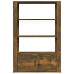 vidaXL Buffet Chêne fumé 80x30x119 5 cm Bois d'ingénierie
