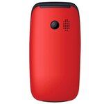 Téléphone portable senior à clapet mm817 rouge  maxcom