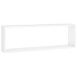 vidaXL Étagères cube murales 4Pièces Blanc 80x15x26 5cm bois d'ingénierie
