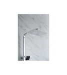 Colonne de douche - Mitigeur thermostatique - Pomme haute rectangle 30x20 cm - OCEANIC - Chrome