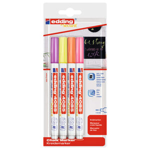edding Marqueurs à craie 4 Pièces Multicolore 4085