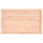 vidaXL Dessus de table 100x60x(2-4) cm bois de chêne massif non traité