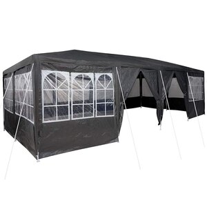 vidaXL Tente de fête Anthracite 800 x 400 x 266 cm Polyéthylène