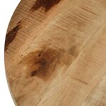 vidaXL Table basse Bois massif de manguier brut 65x32 cm