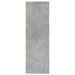 vidaXL Supports pour plantes 2 Pièces gris béton bois d'ingénierie