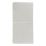 Matelas bébé pliant 60 x 120 x 4 cm  2 parties  couchage d'appoint  déhoussable