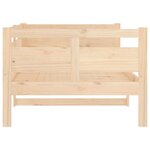 vidaXL Lit de jour bois de pin massif 90x200 cm