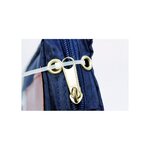 Pochette à courrier en nylon imperméable 6 42x32 cm bleu