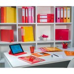 Boite Transfert Dos 90mm Iderama - Rose - X 5 - Exacompta