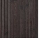 vidaXL Tapis rectangulaire marron foncé 70x300 cm bambou
