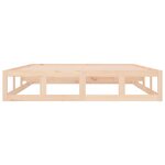vidaXL Cadre de lit 120x190 cm Petit double Bois massif
