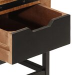 vidaXL Table de chevet 40x40x45 cm bois de manguier massif