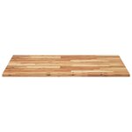 vidaXL Dessus de bureau fini à l'huile 100x80x2cm bois d'acacia massif