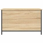 vidaXL Banc de rangement chêne sonoma 80x42 5x50 cm bois d'ingénierie