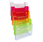 Trieur Mural Modulable Horizontal 6 Compartiments A4 - Arlequin - Exacompta