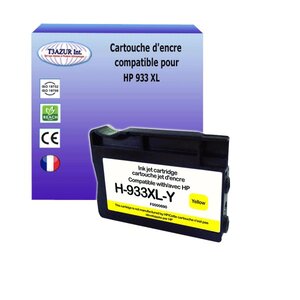 Cartouche compatible avec HP OfficeJet 6700, 6700 Premium remplace HP 933XL Jaune - T3AZUR