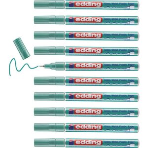Marqueur Peinture Brillante 780 Vert métallisé Pointe Extra Fine 0 8 mm x 10 EDDING