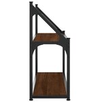 vidaXL Étagère murale 2 niveaux chêne marron 60x21x51 cm