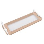 vidaXL Barrière de lit enfant Taupe 102x42 cm Polyester