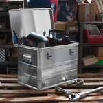 ALUTEC Boîte de rangement en aluminium COMFORT 73 L