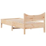 vidaXL Cadre de lit sans matelas 90x190 cm bois de pin massif